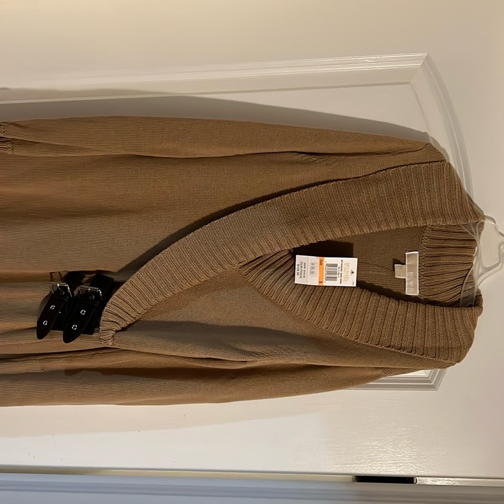 Michael Michael Kors dark camel sweater dress size small NWT